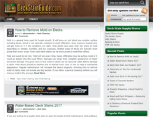Tablet Screenshot of deckstainguide.com